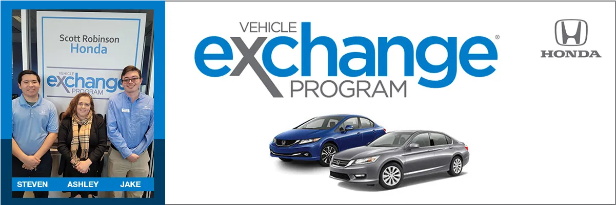 Customer participating in Vehicle Exchange Program at dealership